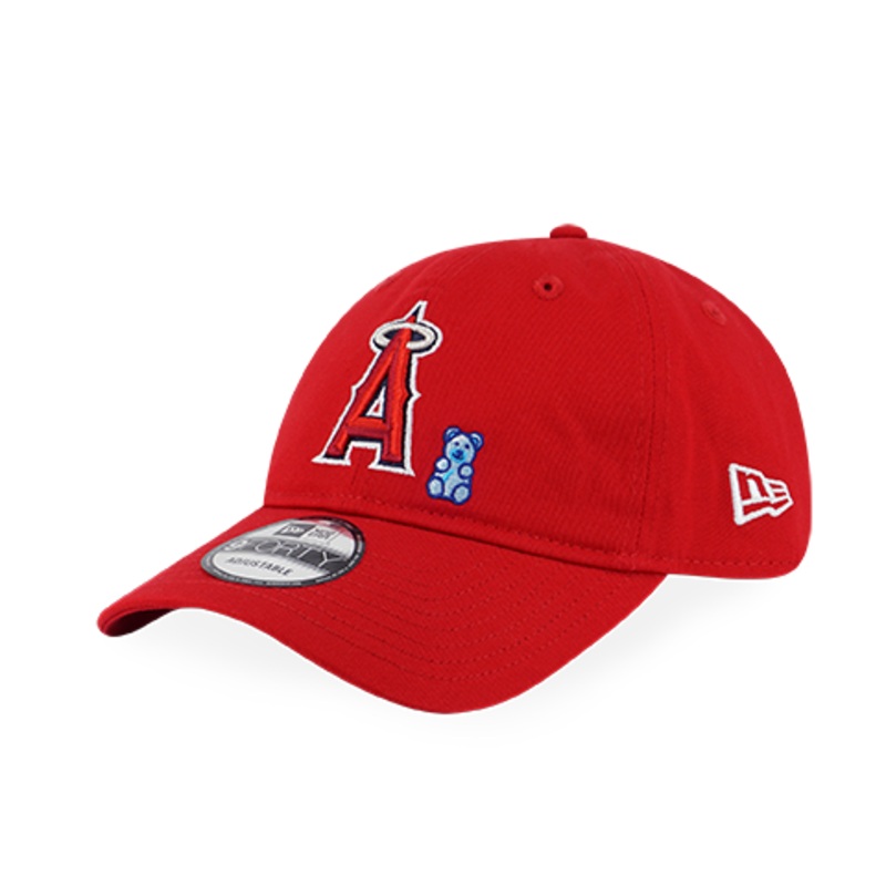 LOS ANGELES ANGELS BEAR SCARLET 9FORTY UNST CAP