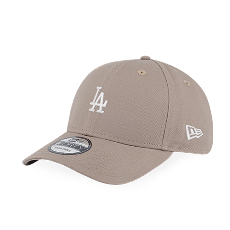 LOS ANGELES DODGERS COLOR ERA SMALL LOGO ASH BROWN 9FORTY CAP