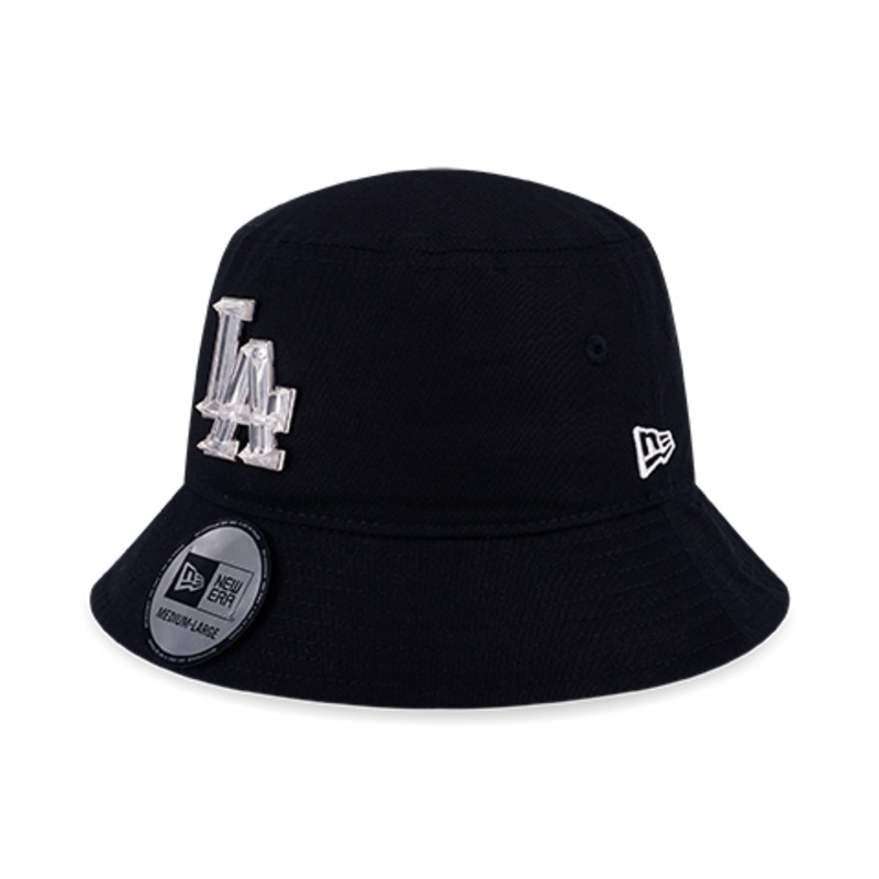 LOS ANGELES DODGERS MY VALENTINES – CRYSTAL BADGE BLACK BUCKET 01