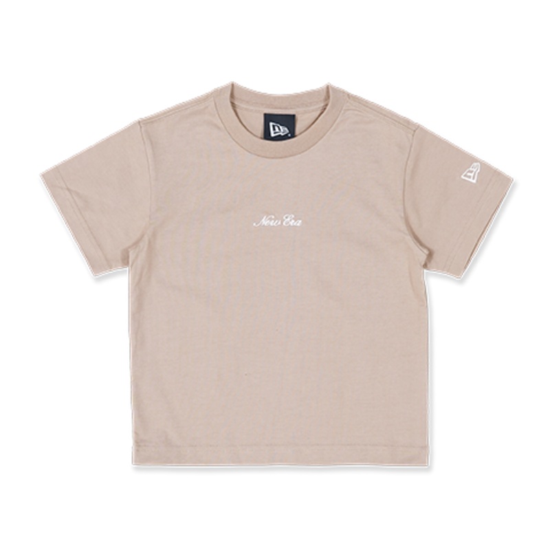 NEW ERA BASIC ASH BROWN KIDS SHORT SLEEVE T-SHIRT