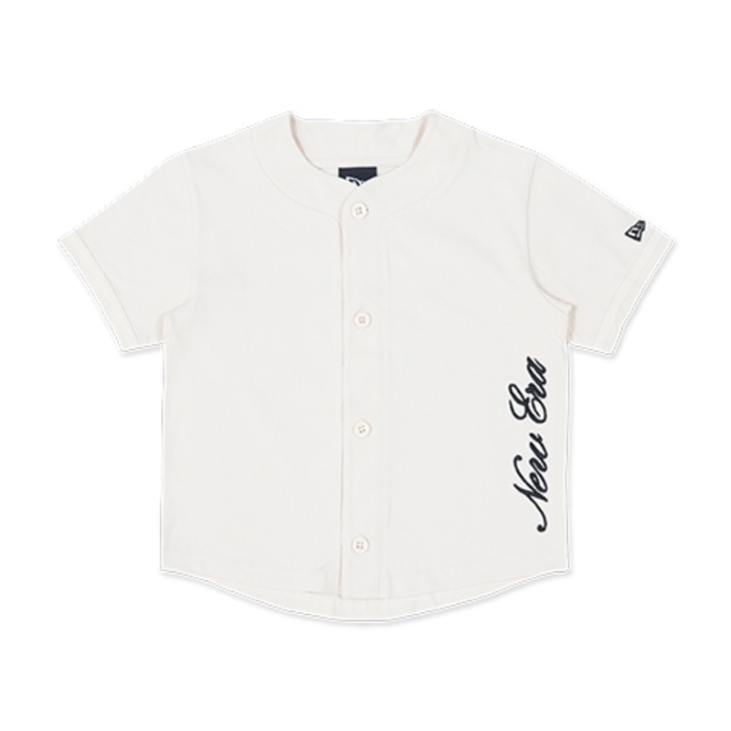 NEW ERA BASIC LIGHT CREAM KIDS BASEBALL JERSEY