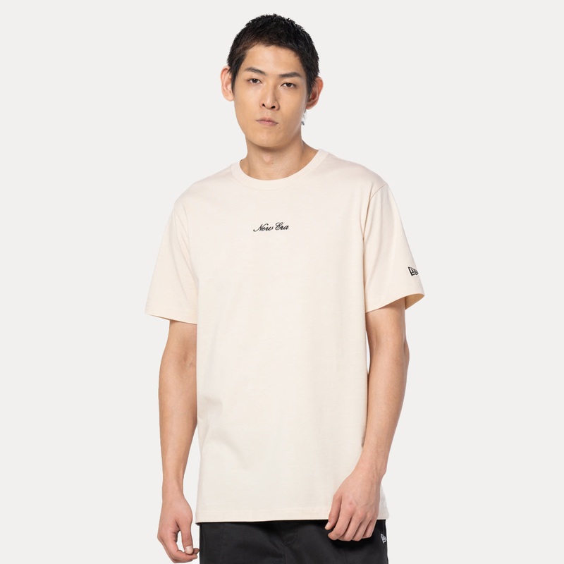 NEW ERA BASIC LIGHT CREAM REGULAR SHORT SLEEVE T-SHIRT