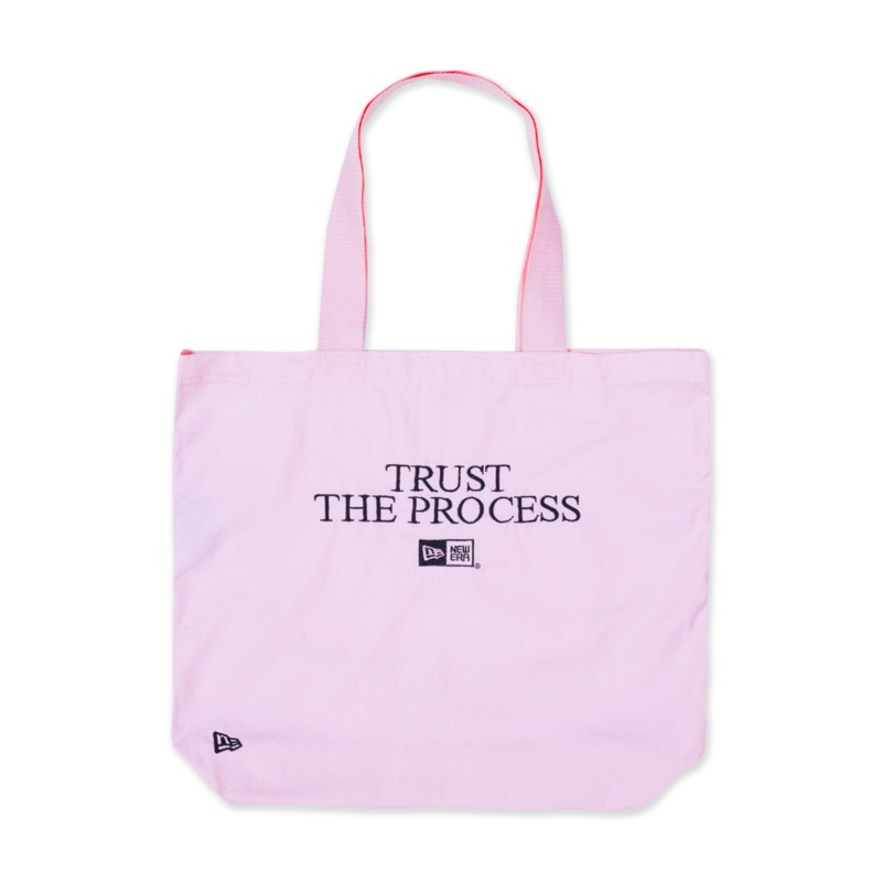NEW ERA MY VALENTINE – NE SCRIPT PINK TOTE BAG