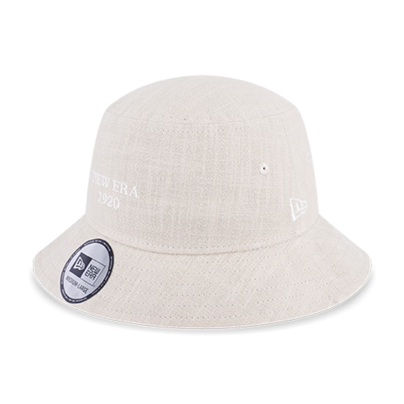 NEW ERA SOFT NATURE – LINEN STONE BUCKET 01