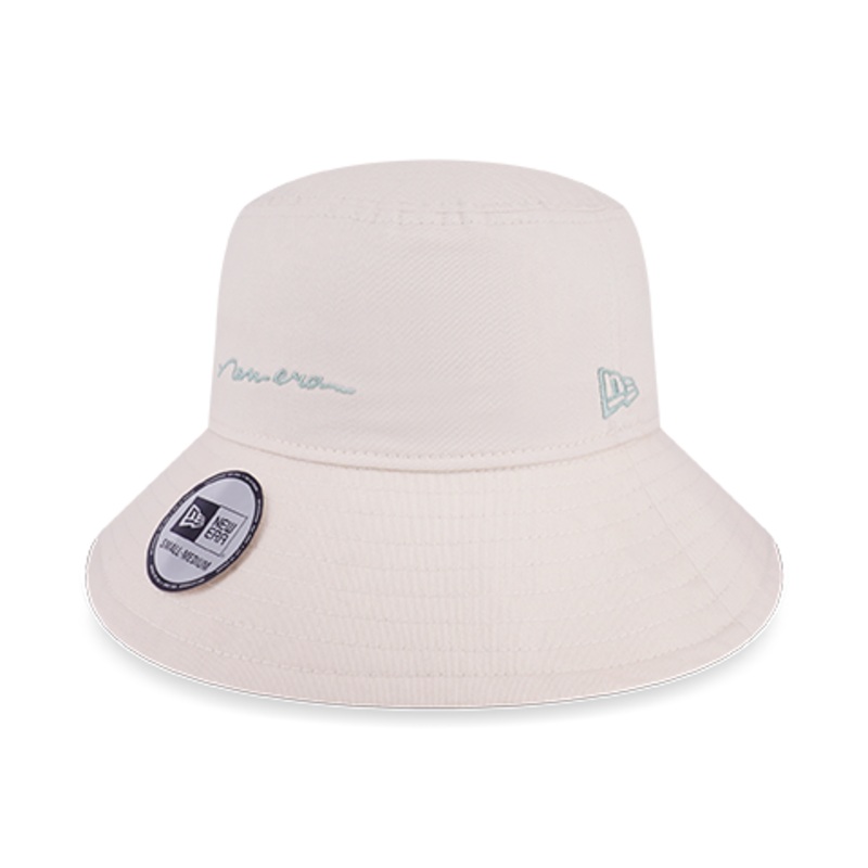 NEW ERA SOFT NATURE – PLANTS ALL OVER UNDER BRIM PRINT LIGHT CREAM TAPERED BUCKET