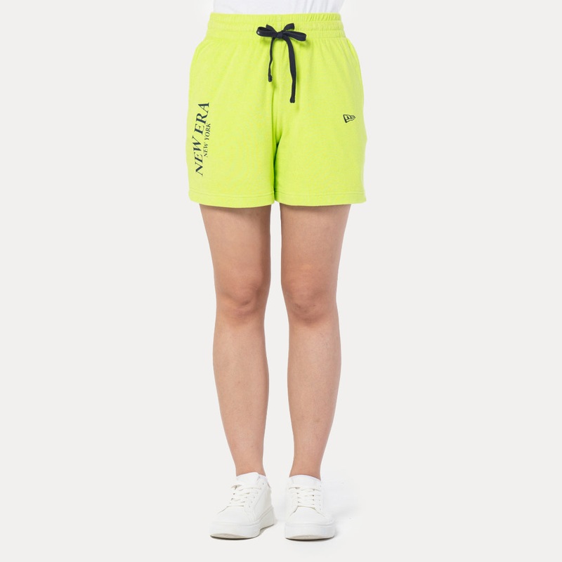 NEW ERA SPORTS CLUB – TENNIS CYBER GREEN TERRY CLOTH SHORTS