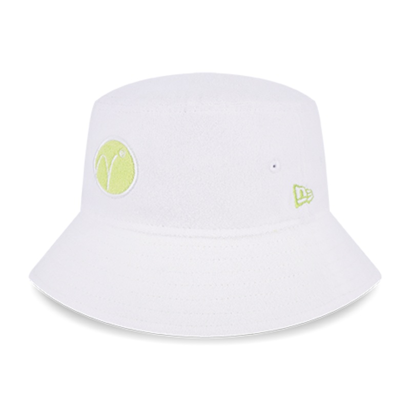 NEW ERA SPORTS CLUB – TENNIS WHITE KIDS BUCKET 01