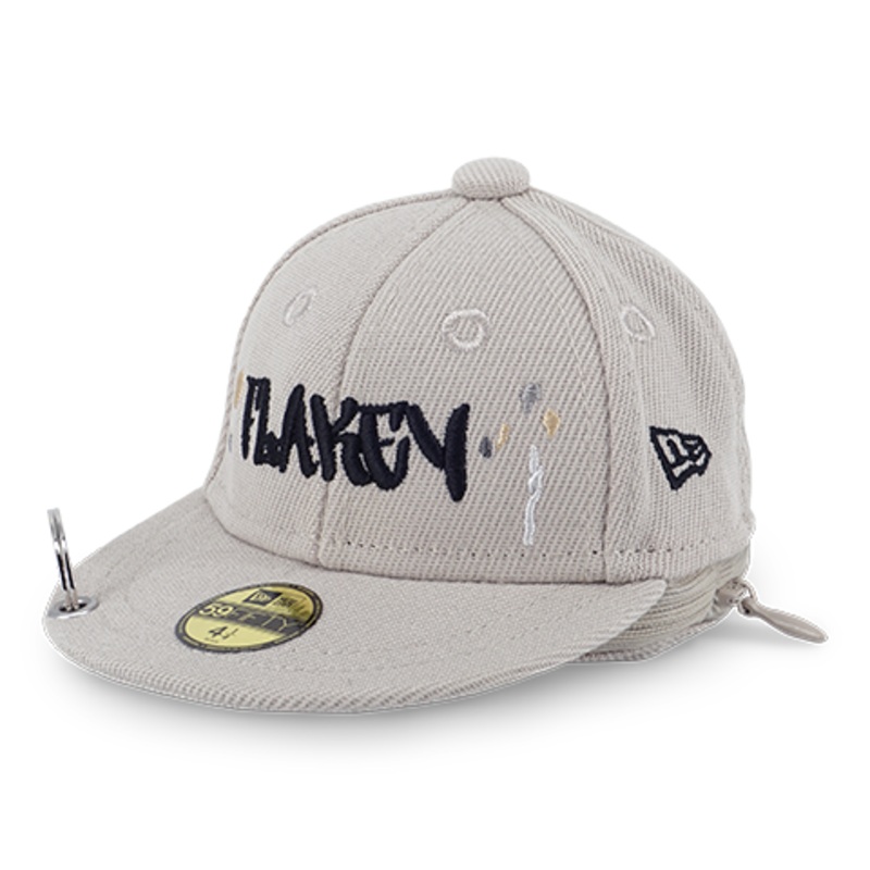 NEW ERA X FLAKEY (FRANKIE) REPREVE STONE CAP POUCH KEYCHAIN MINI BAG