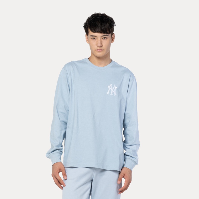 NEW YORK YANKEES COLOR ERA SOFT BLUE LONG SLEEVE T-SHIRT