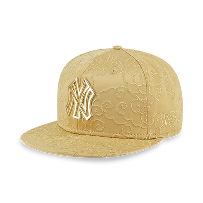NEW YORK YANKEES YEAR OF THE DRAGON GOLD ALL OVER PRINT 9FIFTY CAP