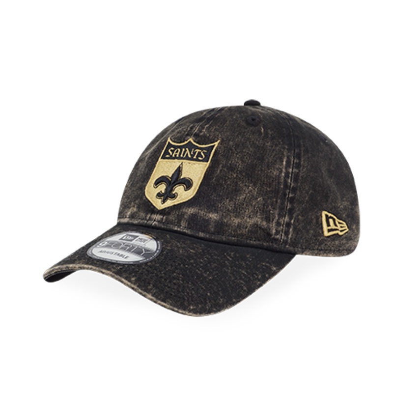 NFL WASH NEW SAINTS BLACK 9FORTY UNST CAP