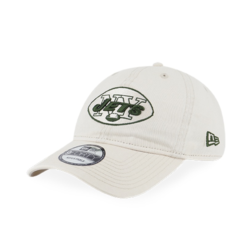 NFL WASH NEW YORK JETS LIGHT CREAM 9FORTY UNST CAP