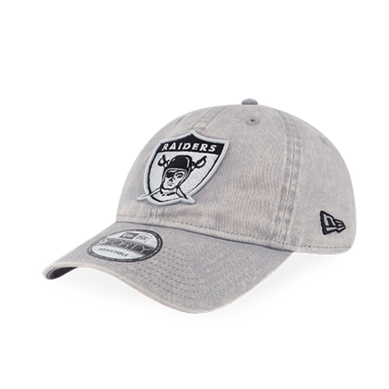 NFL WASH OAKLAND RAIDERS GRAY 9FORTY UNST CAP