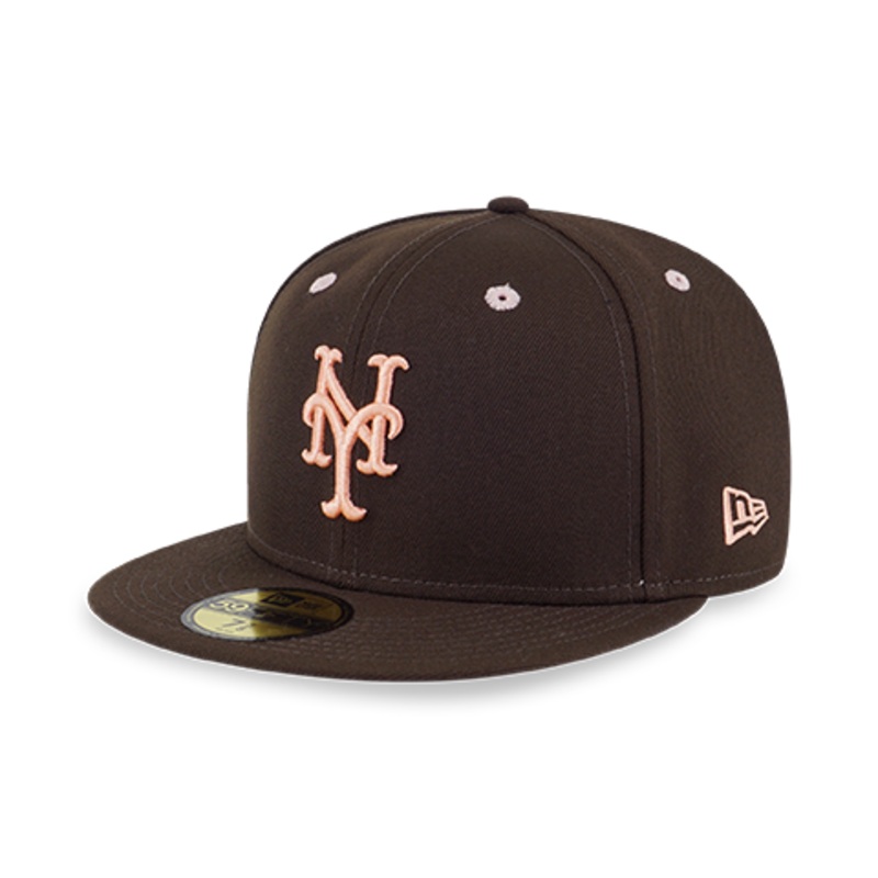 59FIFTY PACK – EASTER NEW YORK METS COOPERSTOWN BLUSH SKY UNDERVISOR WALNUT 59FIFTY CAP