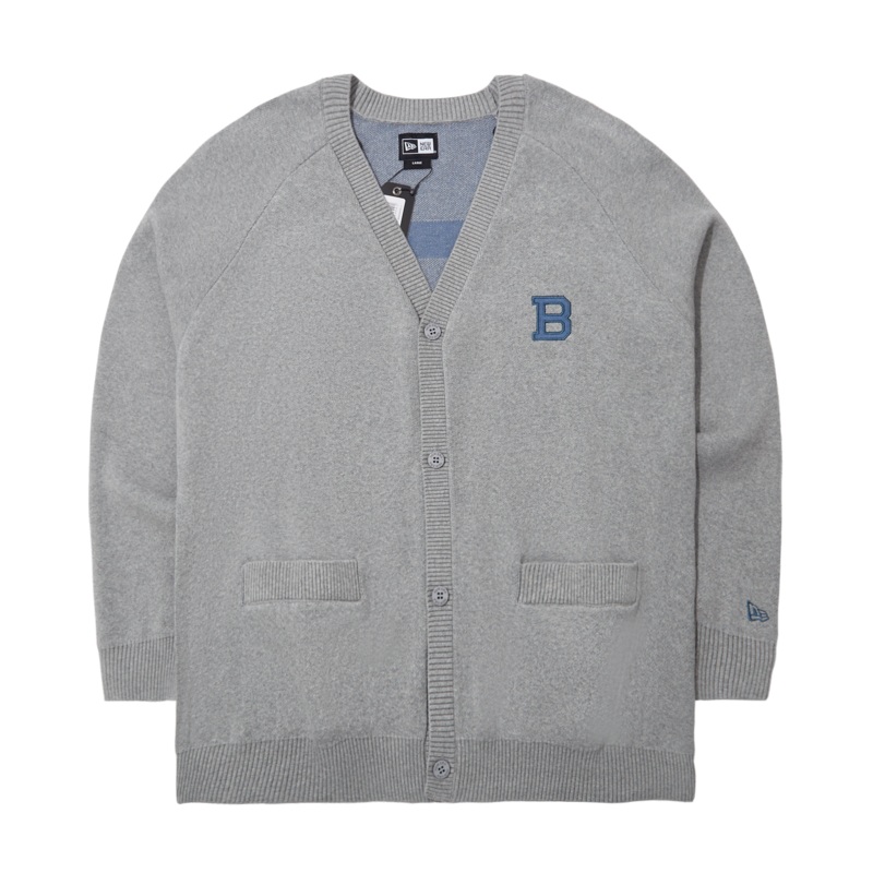 BROOKLYN DODGERS COMFORT GRAY CARDIGAN