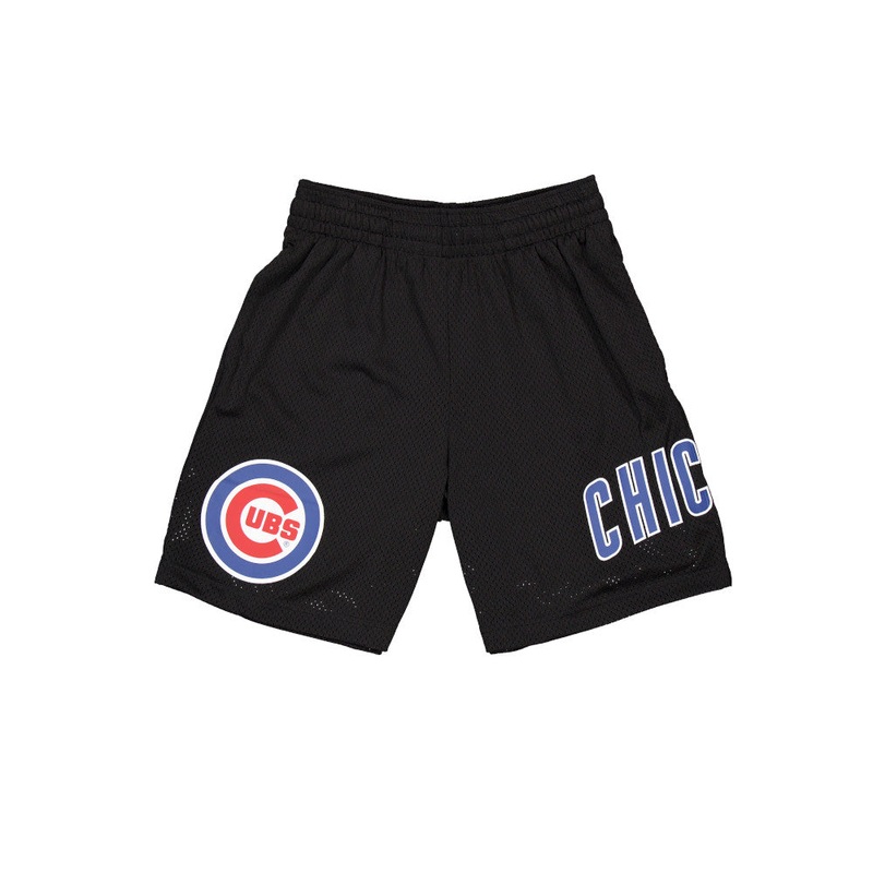 CHICAGO CUBS CORE BLACK MESH SHORTS
