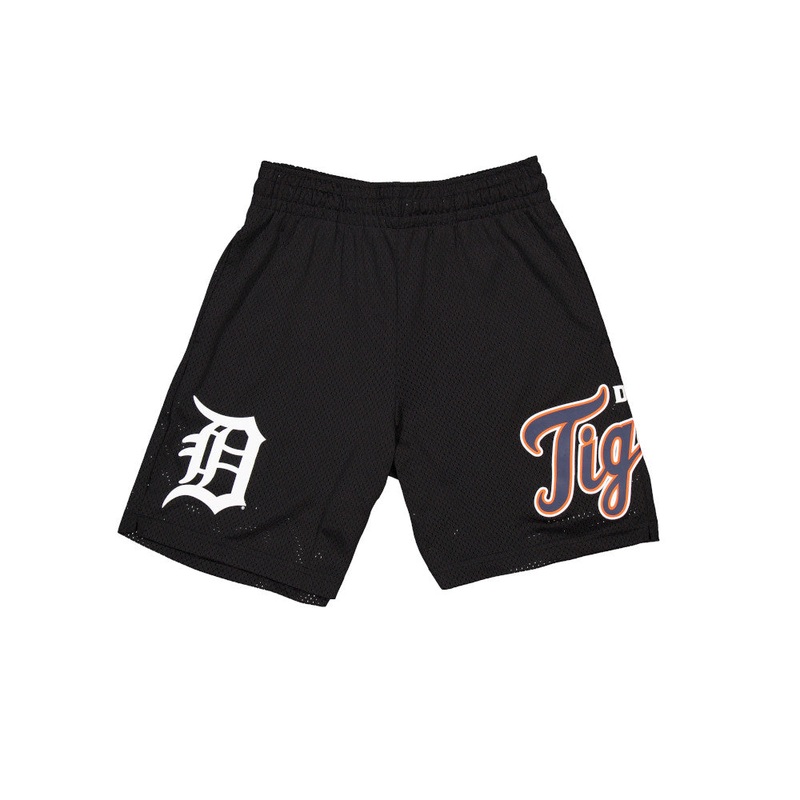 DETROIT TIGERS CORE BLACK MESH SHORTS