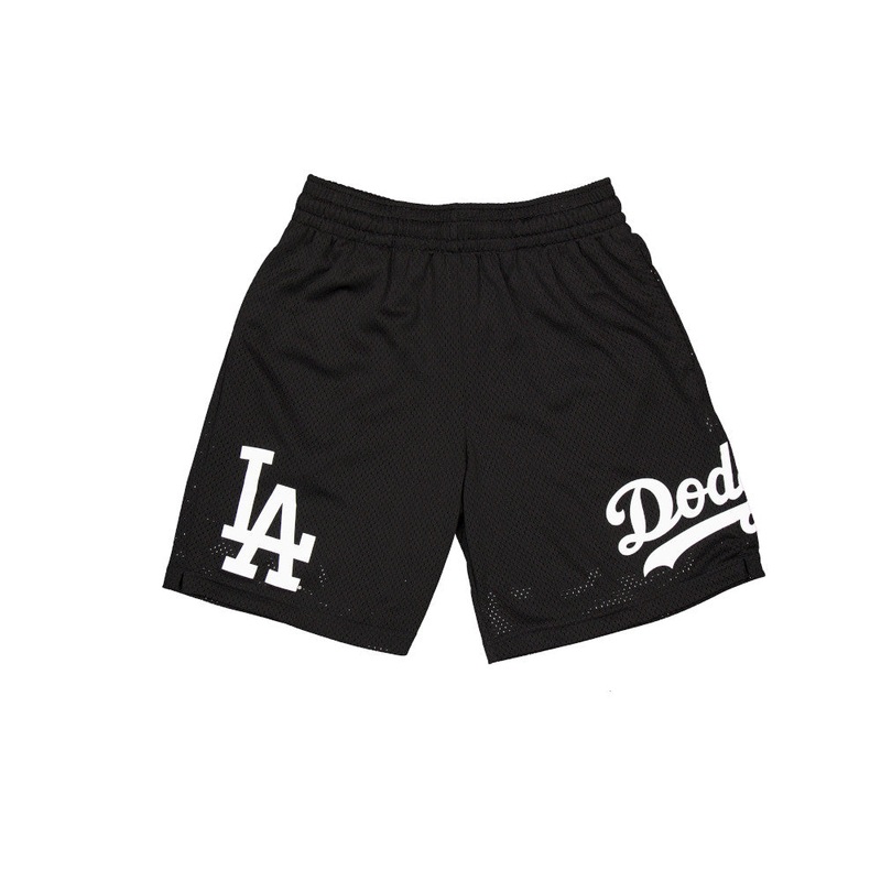 LOS ANGELES DODGERS CORE BLACK MESH SHORTS