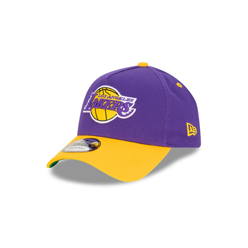 LOS ANGELES LAKERS 2-TONE TEAM A GOLD VISRO PURPLE 9FORTY AF CAP