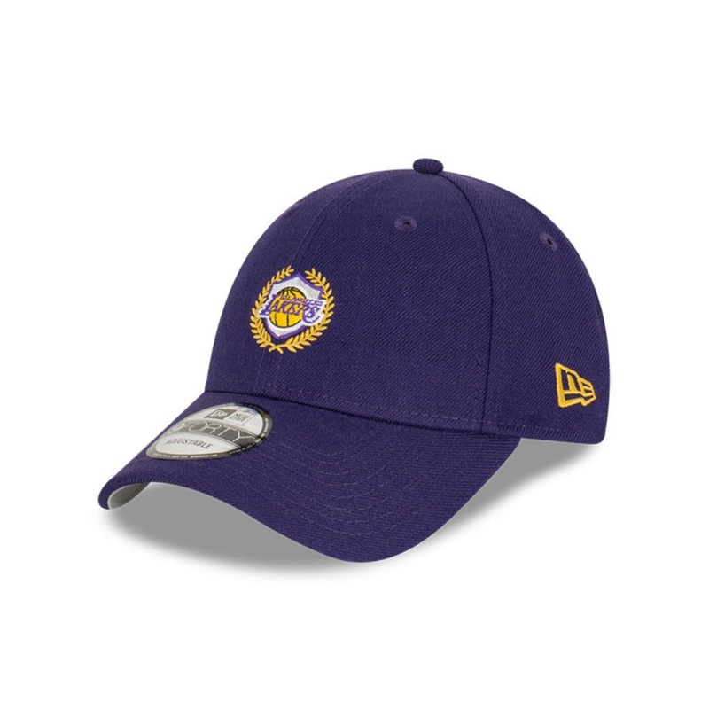 LOS ANGELES LAKERS LAUREL PREMIUM PURPLE 9FORTY CAP