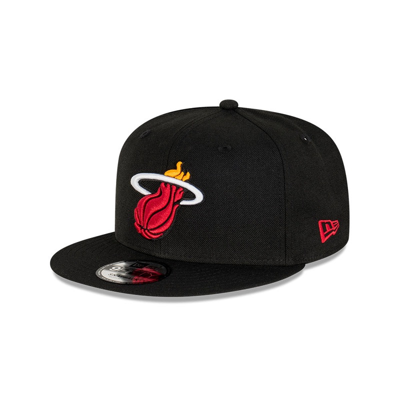 MIAMI HEAT NBA COMMEMORATIVE BLACK 59FIFTY CAP