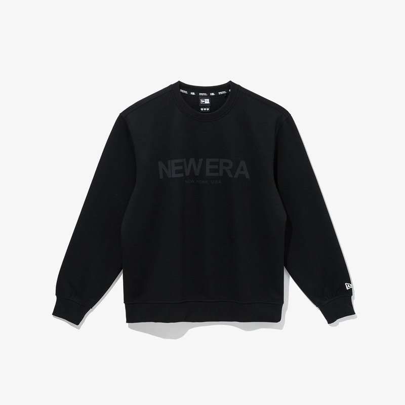 NEW ERA BASIC ESSENTIAL BLACK SWEATSHIRT