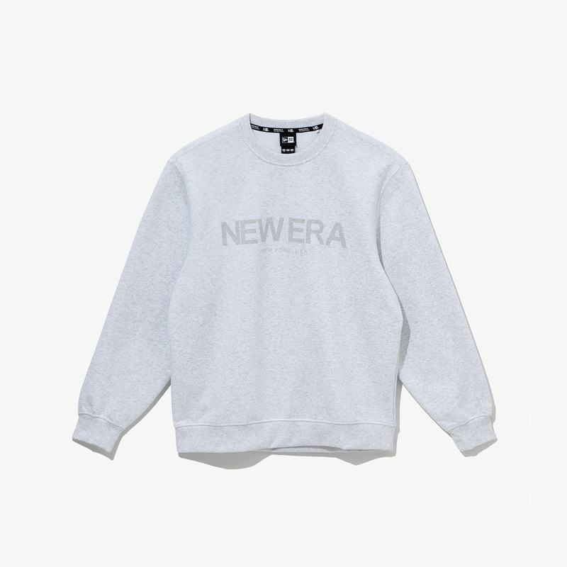 NEW ERA BASIC ESSENTIAL GRAY SWEATSHIRT