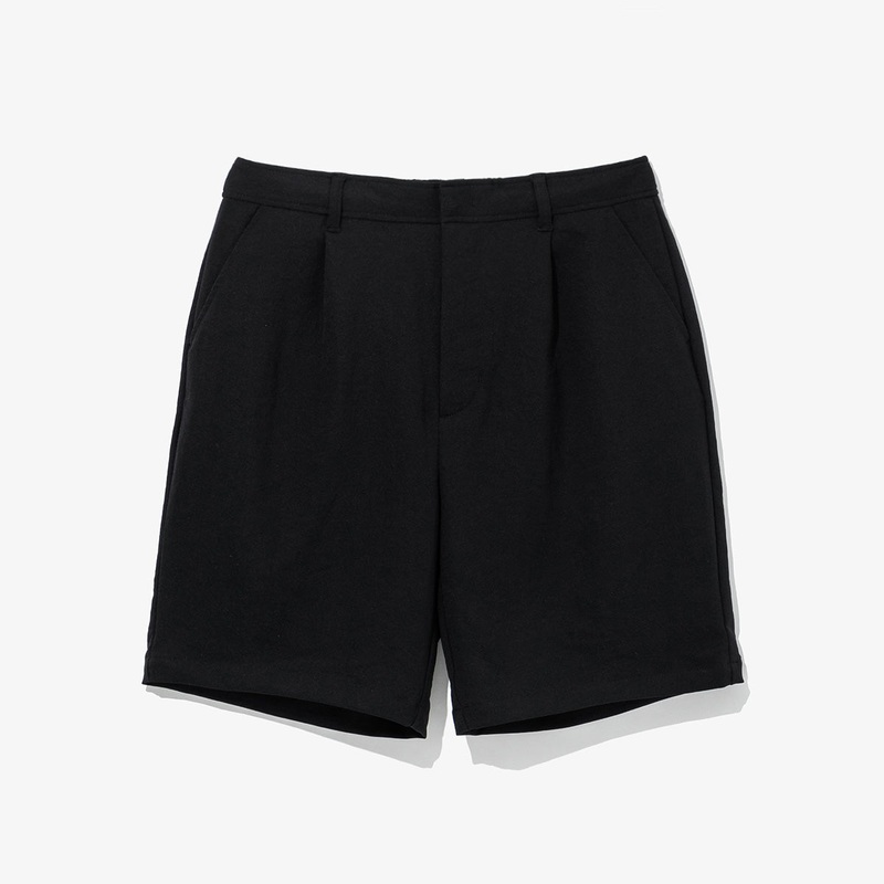 NEW ERA BLACK LABEL ESSENTIAL BLACK SWEAT SHORTS