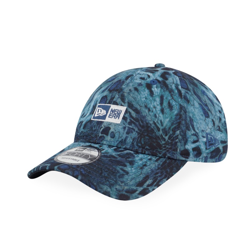 NEW ERA PYRM1 CAMO BLACK BLUE TIP 9FORTY UNST CAP