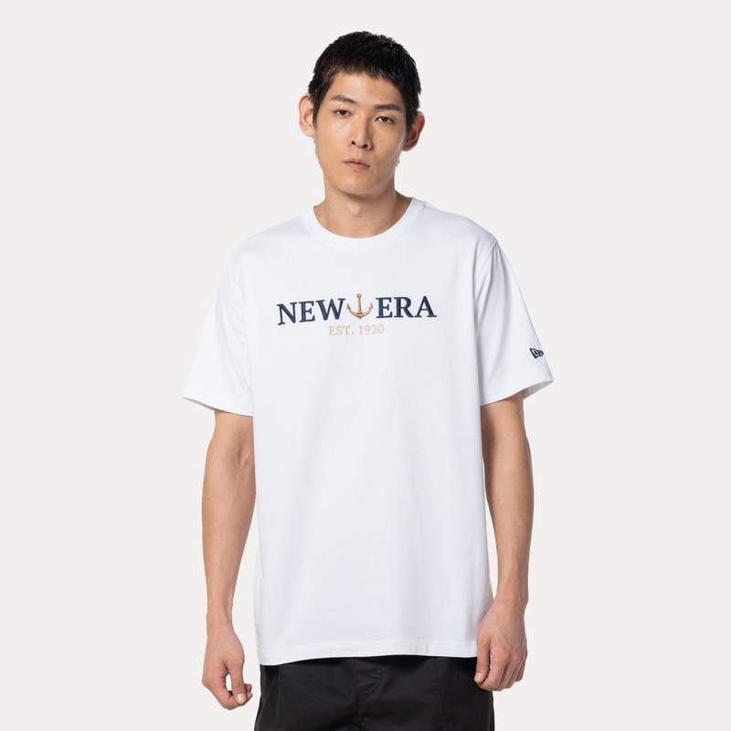 NEW ERA SAILOR CLUB WHITE REGULAR SHORT SLEEVE T-SHIRT