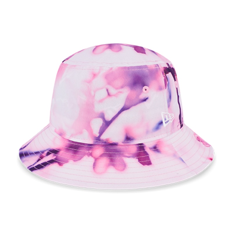 NEW ERA SAKURA PINK ALL OVER PRINT TAPERED BUCKET