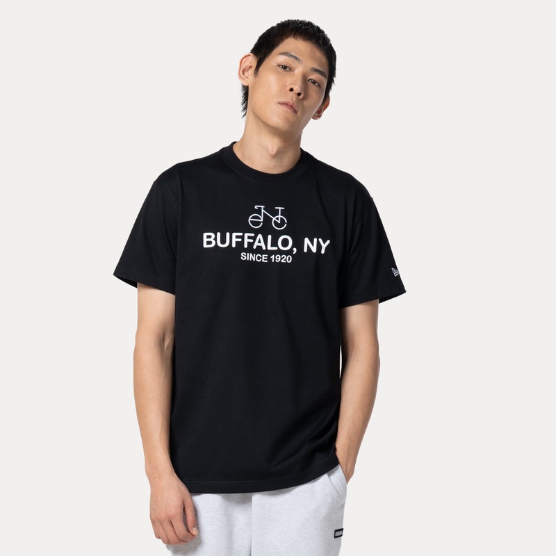 NEW ERA SPORTS CLUB – BIKE BLACK REGULAR SHORT SLEEVE T-SHIRT