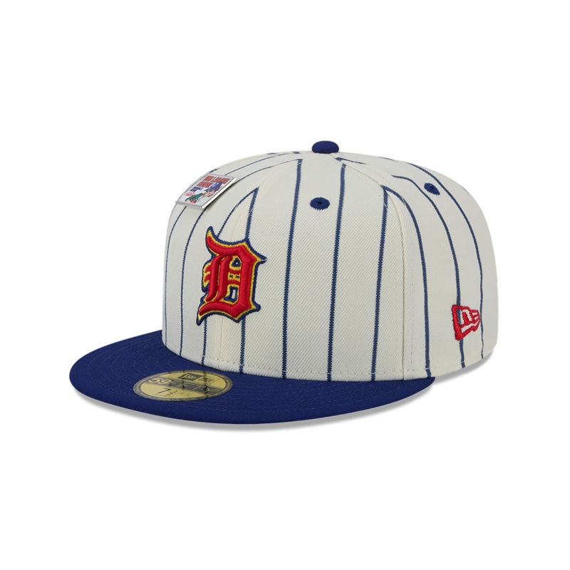 NEW ERA x BIG LEAGUE CHEW DETROIT TIGERS WHITE 59FIFTY CAP
