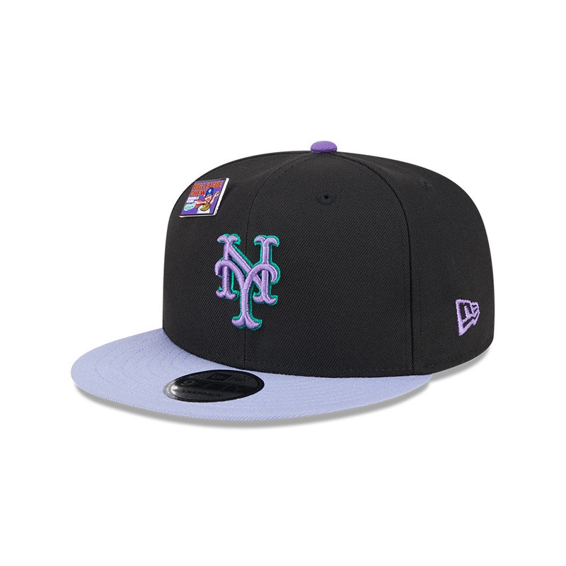 NEW ERA x BIG LEAGUE CHEW NEW YORK METS BLACK 9FIFTY CAP
