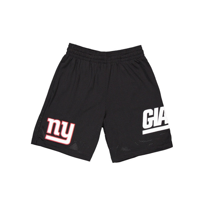 NEW YORK GIANTS CORE BLACK MESH SHORTS
