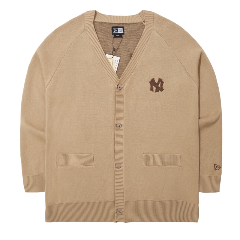 NEW YORK YANKEES COMFORT KHAKI CARDIGAN
