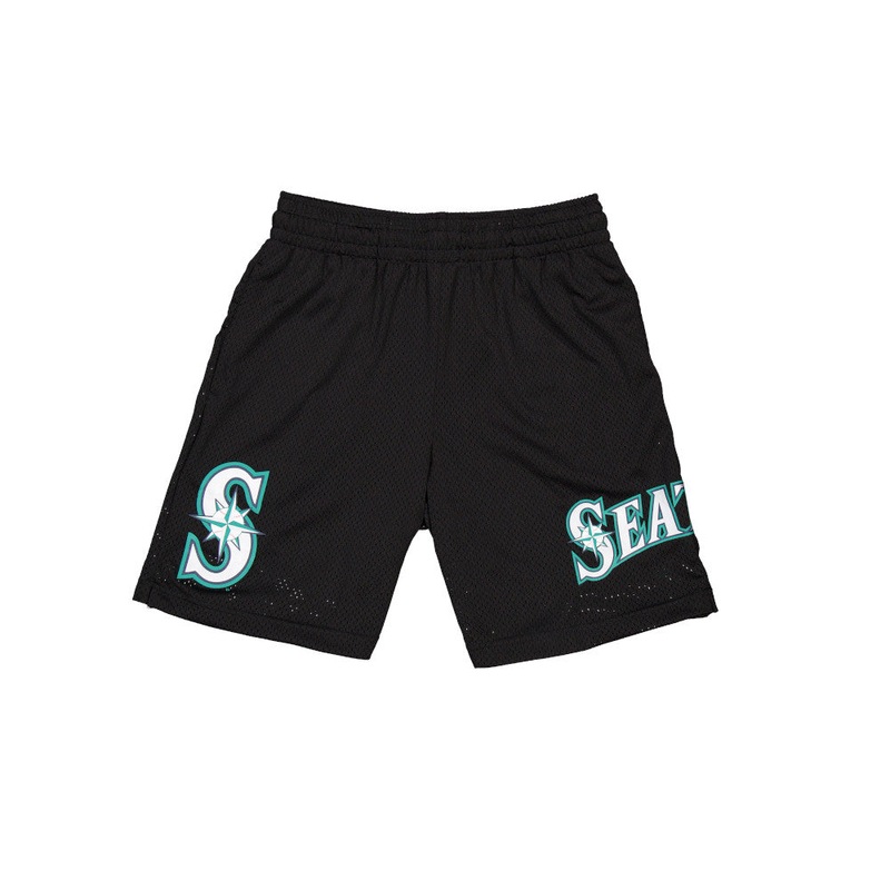 SEATTLE MARINERS CORE BLACK MESH SHORTS