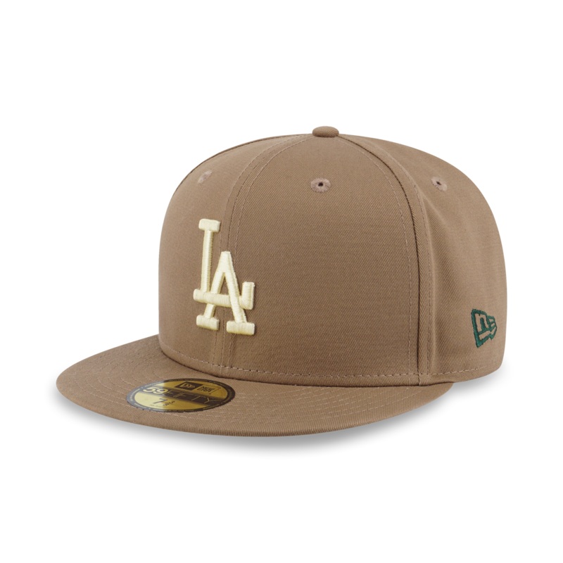 59FIFTY PACK – LEMON TEA LOS ANGELES DODGERS COOPERSTOWN KHAKI 59FIFTY CAP
