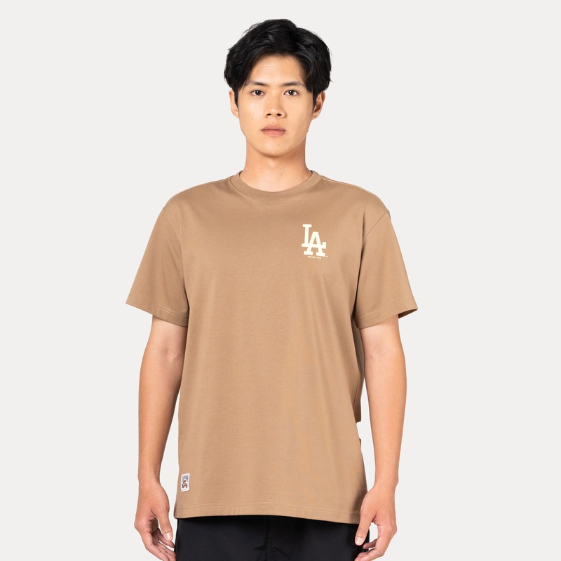 59FIFTY PACK – LEMON TEA LOS ANGELES DODGERS COOPERSTOWN KHAKI REGULAR SHORT SLEEVE T-SHIRT