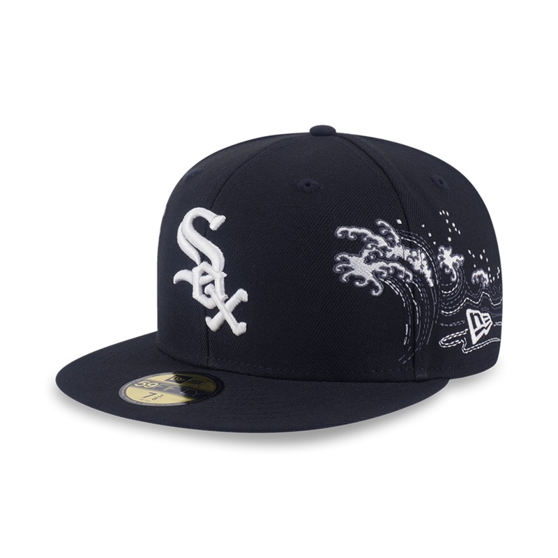 59FIFTY PACK – TONAL WAVE CHICAGO WHITE SOX BLACK 59FIFTY CAP