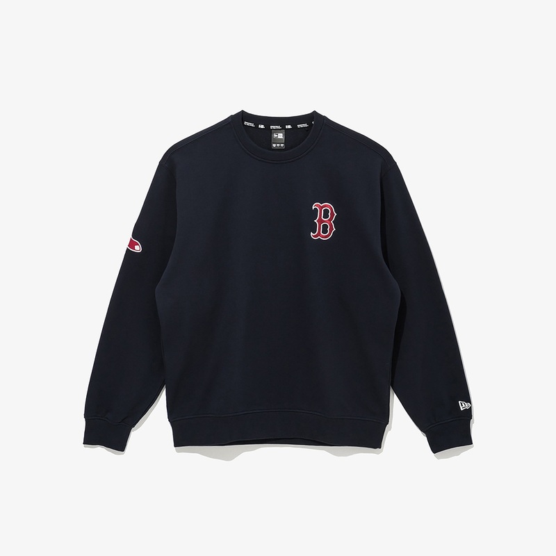 BOSTON RED SOX TEAM LOGO NAVY SWEATSHIRT