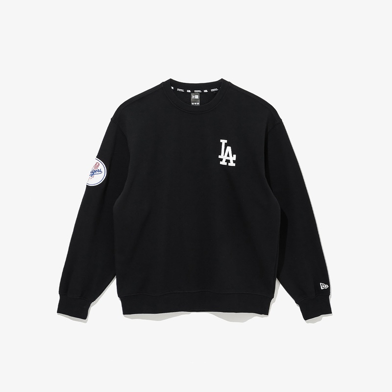 LOS ANGELES DODGERS TEAM LOGO BLACK SWEATSHIRT