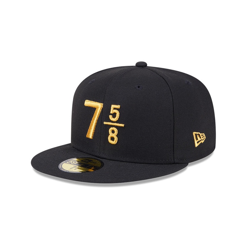 NEW ERA 59FIFTY DAY 7 5/8 BLACK 59FIFTY CAP