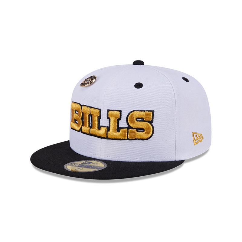 NEW ERA 59FIFTY DAY BUFFALO BILLS WHITE 59FIFTY CAP