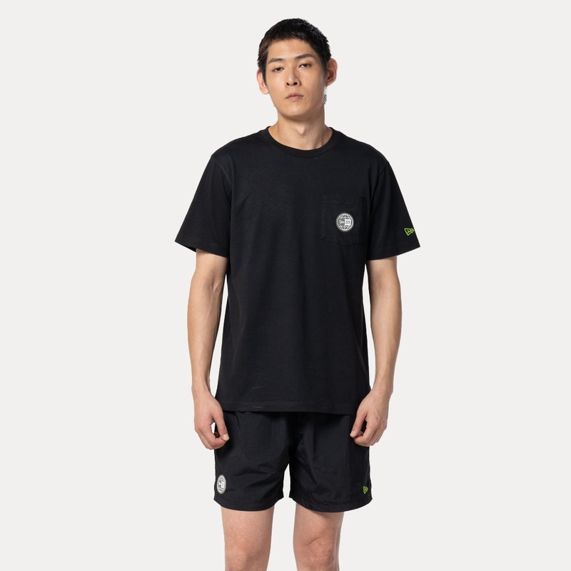 NEW ERA EARTH DAY BLACK REGULAR SHORT SLEEVE T-SHIRT