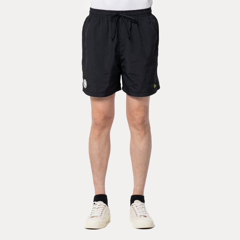 NEW ERA EARTH DAY BLACK WOVEN SHORTS