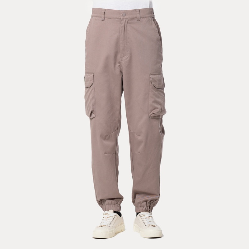 NEW ERA MOUNTAIN LOGO ASH BROWN CARGO PANTS