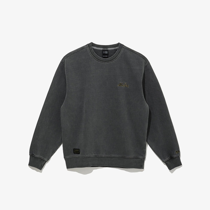 NEW ERA ORIGINATORS NAME TAG SCRIPT BLACK SWEATSHIRT
