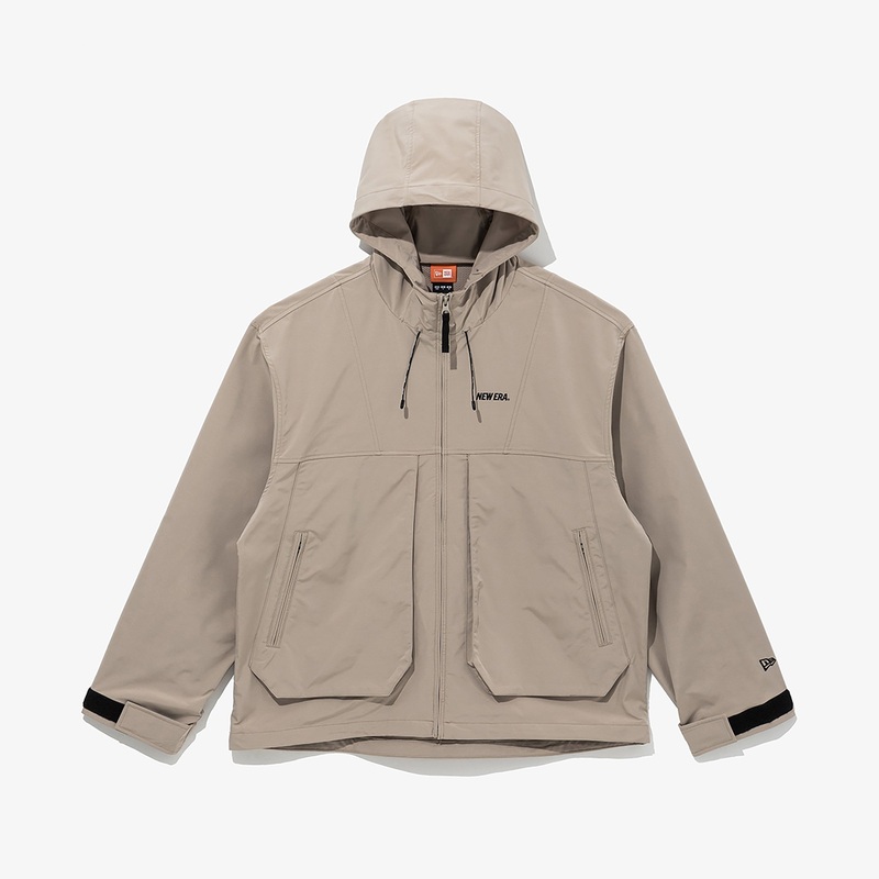 NEW ERA OUTDOOR BEIGE BLOUSON JACKET