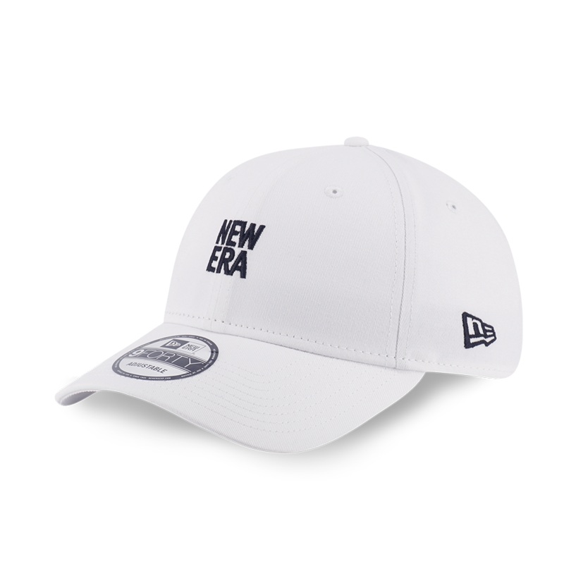 NEW ERA WHITE 9FORTY CAP|ONE SIZE